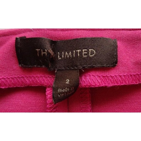 The Limited Skirt Womens 2 Knit Slit Side Zip Pink Stretch - Picture 3 of 12